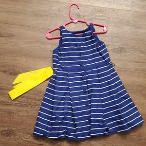 Polo Ralph Lauren Dress with Yellow Ribbon Sash